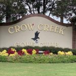 Main entrance to Crow Creek Golf Course